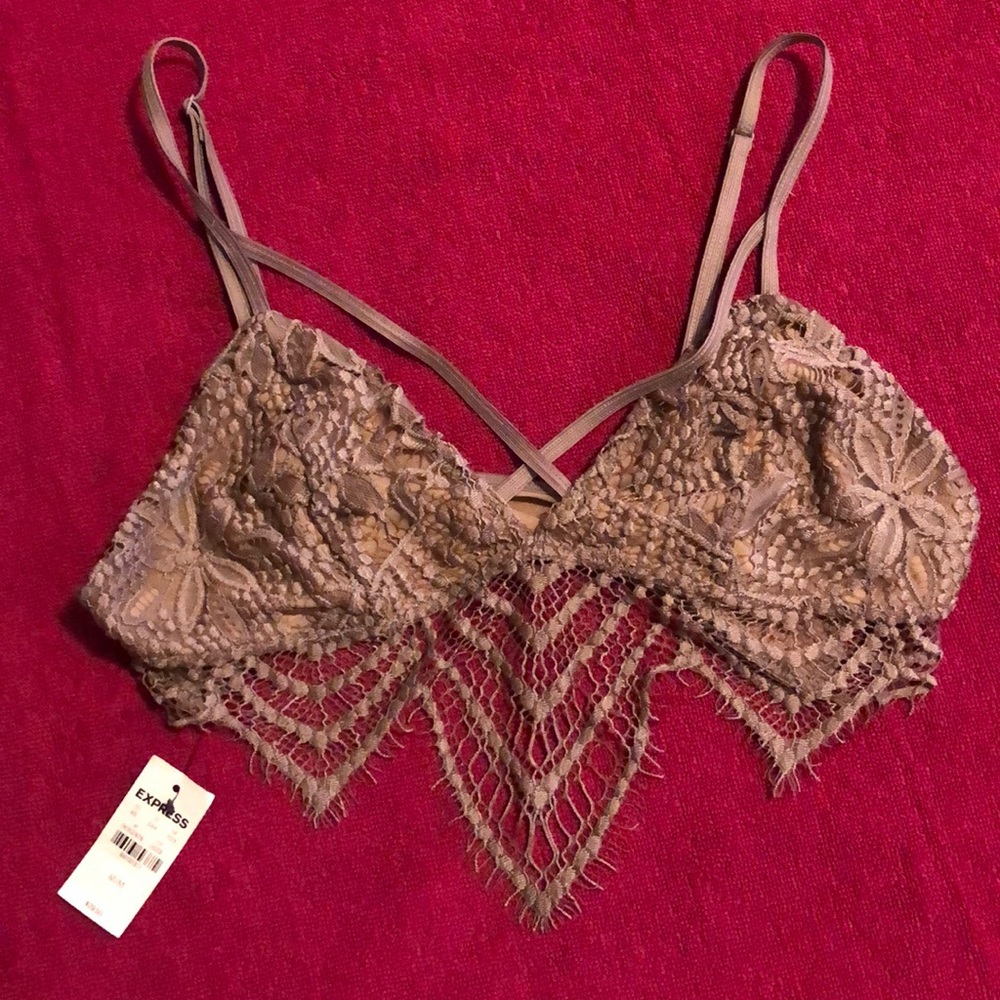 Express💥Lace Eyelash Bralette - Picture 2 of 3